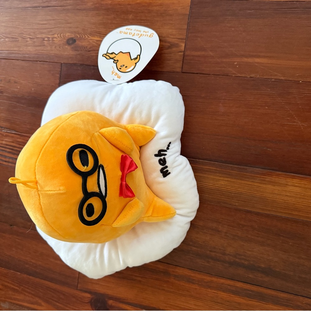 Yellow Plush Toy with Glasses